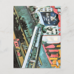 Ernst Ludwig Kirchner-Tram och Rail Vykort