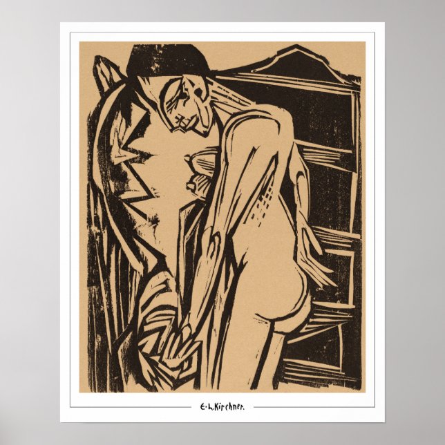 Ernst Ludwig Kirchner Zedign Art Poster #164-2 (Framsidan)