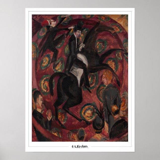 Ernst Ludwig Kirchner Zedign Art Poster #299 (Framsidan)
