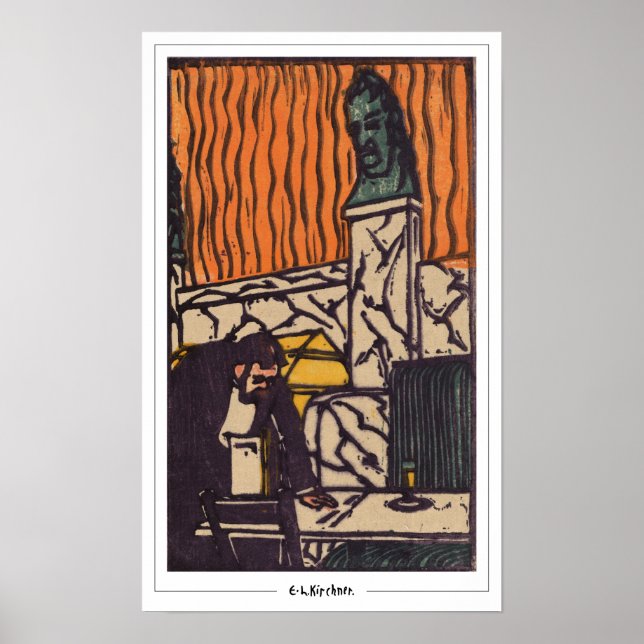 Ernst Ludwig Kirchner Zedign Art Poster #356-2 (Framsidan)