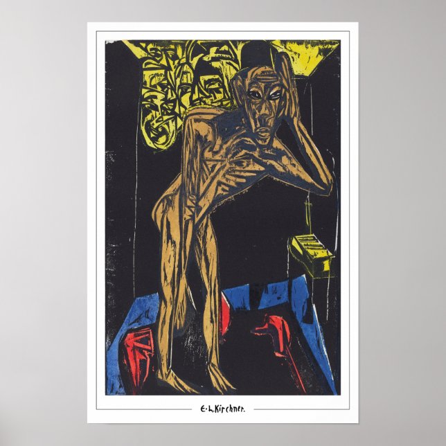 Ernst Ludwig Kirchner Zedign Art Poster #361 (Framsidan)