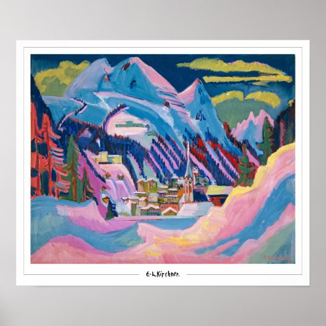 Ernst Ludwig Kirchner Zedign Art Poster #464 (Framsidan)