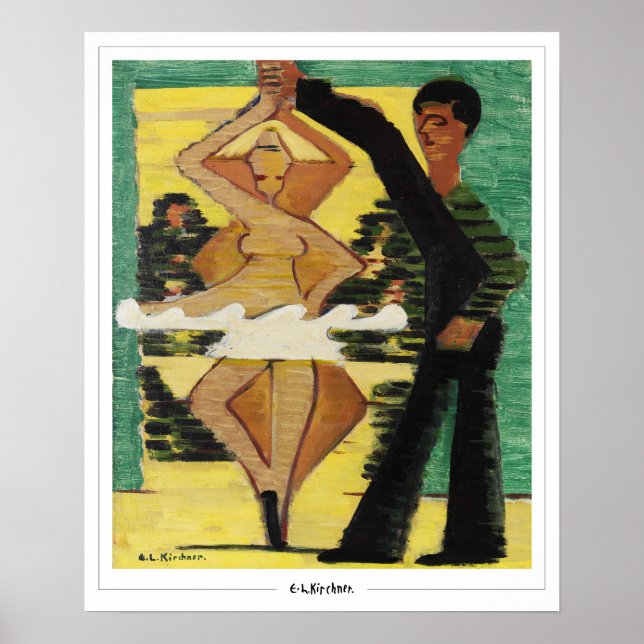 Ernst Ludwig Kirchner Zedign Art Poster #48 (Framsidan)