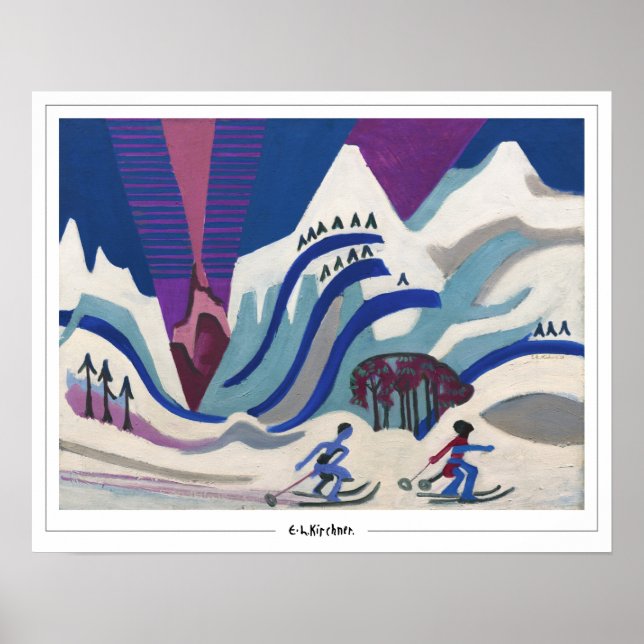 Ernst Ludwig Kirchner Zedign Art Poster #612 (Framsidan)