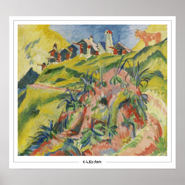 Ernst Ludwig Kirchner Zedign Konstaffisch #240 Poster (Framsidan)