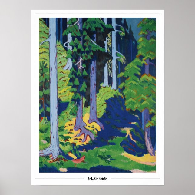 Ernst Ludwig Kirchner Zedign konstaffisch #413 Poster (Framsidan)