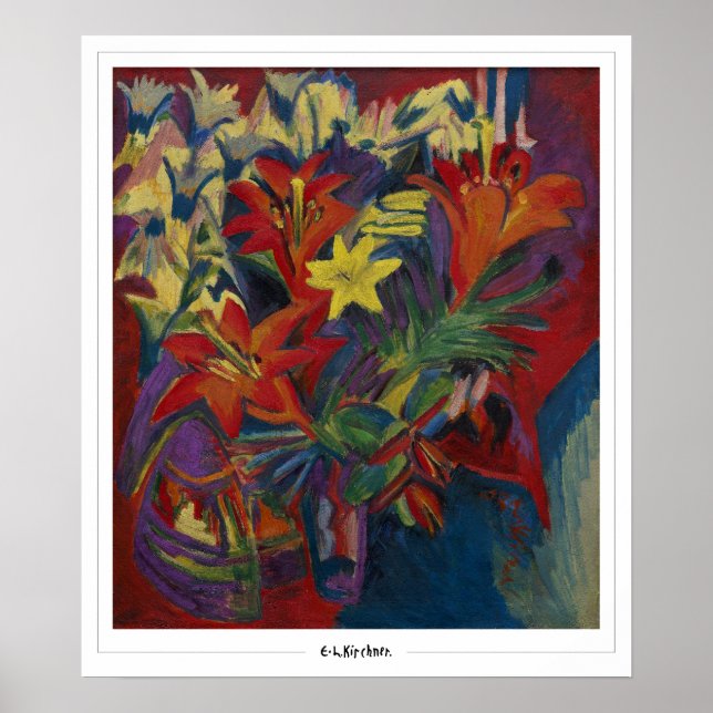 Ernst Ludwig Kirchner Zedign konstaffisch #41 Poster (Framsidan)