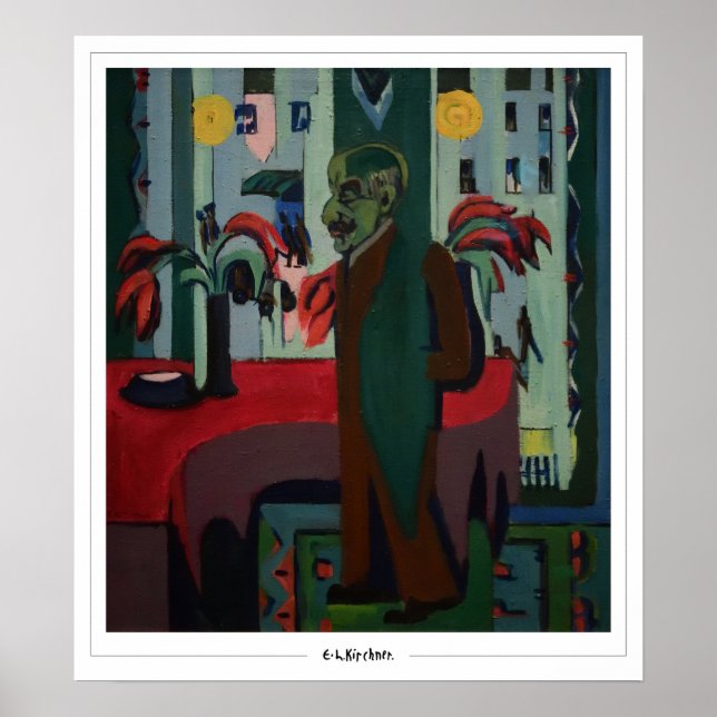 Ernst Ludwig Kirchner Zedign Konstaffisch #470 Poster (Framsidan)