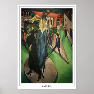 Ernst Ludwig Kirchner Zedign-konstaffisch #486-2 Poster