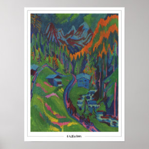 Ernst Ludwig Kirchner Zedign konstaffisch #497 Poster
