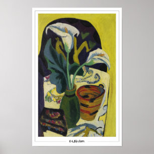 Ernst Ludwig Kirchner Zedign konstaffisch #505-2 Poster