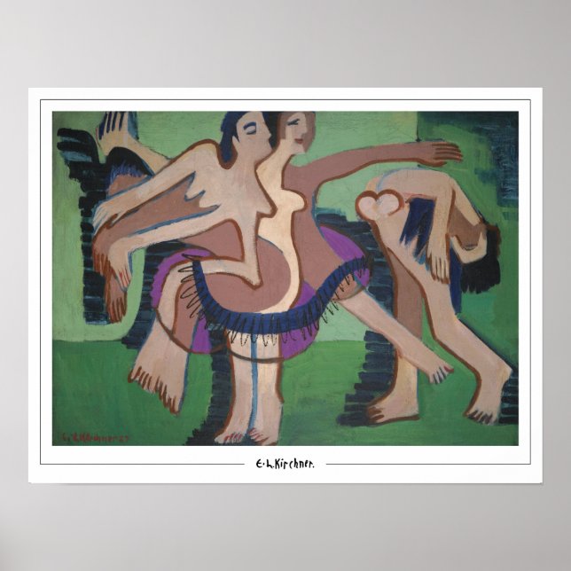 Ernst Ludwig Kirchner Zedign Konstaffisch #537-2 Poster (Framsidan)