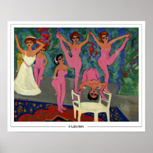 Ernst Ludwig Kirchner Zedign Konstaffisch #549-2 Poster