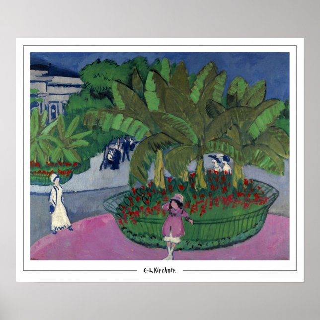 Ernst Ludwig Kirchner Zedign Konstallning #263-2 Poster (Framsidan)