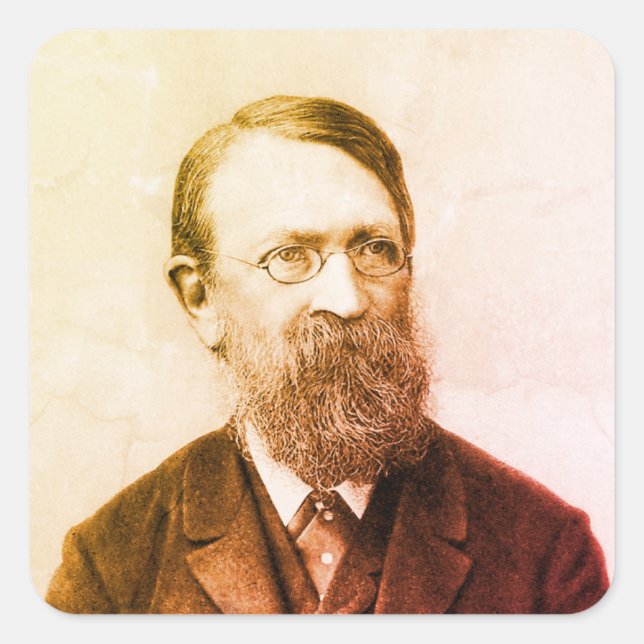 Ernst Mach Fyrkantigt Klistermärke (Framsida)