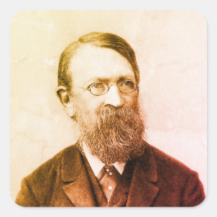 Ernst Mach Fyrkantigt Klistermärke
