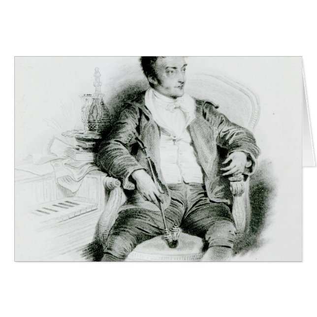 Ernst Theodor Amadeus Hoffmann Hälsningskort (Framsidan Horizontal)