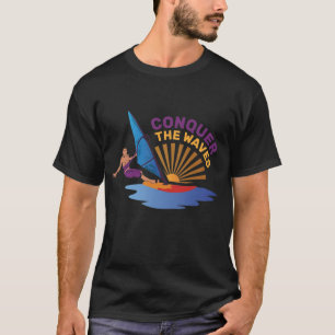 Erobra Vågor Surf Windsurfing Action T Shirt