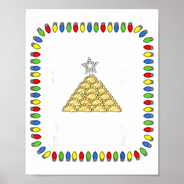 Erogi Christmas Tree _ Lish Holiday Lights Funny F Poster (Framsidan)