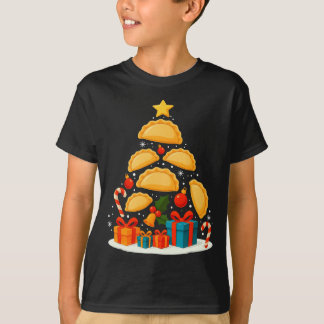 Erogi Lish Food Land Christmas Tree Xmas Long Slee T Shirt
