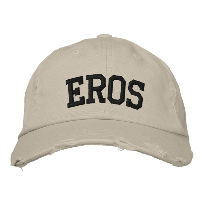 Eros Embroized Hat Broderad Keps (Framsida)