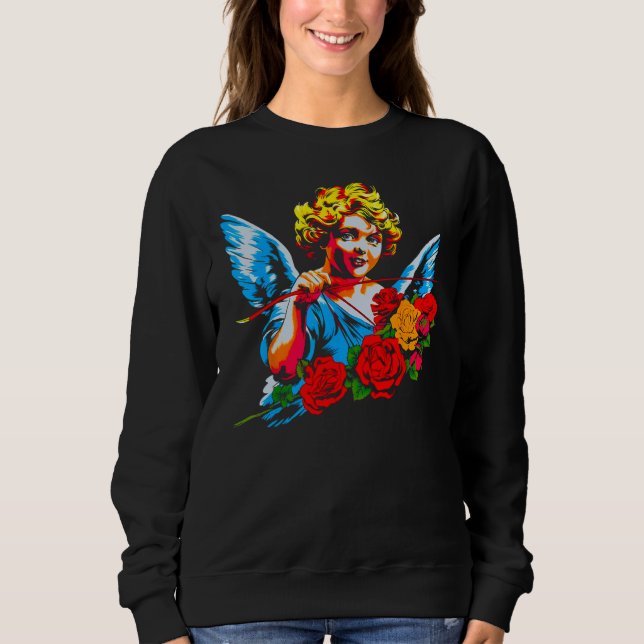 Eros Greek Mythology God of Love T Shirt (Framsida)