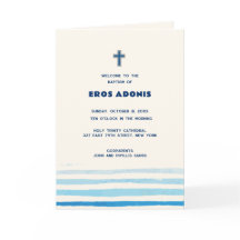 Eros Grekisk-ortodox Church Baptism Program