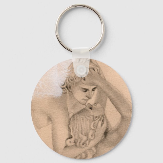 Eros och Psyche Keychain Nyckelring (Framsida)