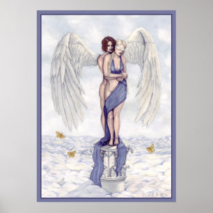 Eros- och psykeaffisch poster