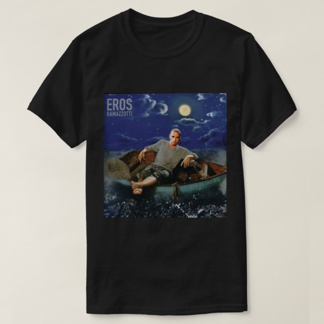 eros ramazzotti night funny   t shirt (Design framsida)