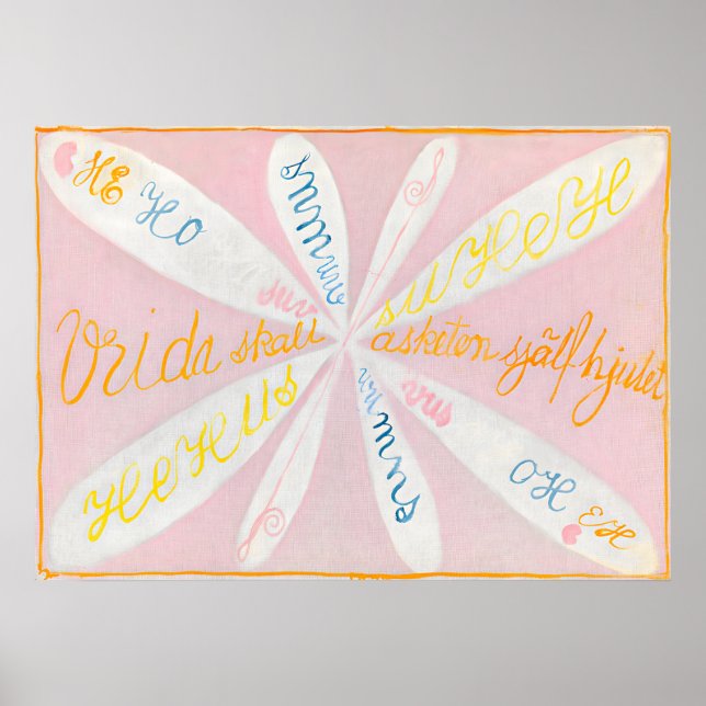 Eros Series, nr 5 av Hilma af Klint Poster (Framsidan)