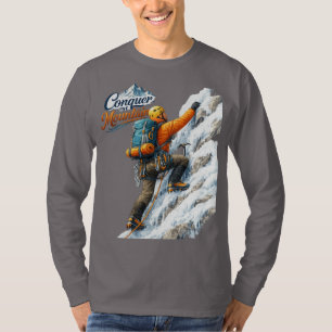 Erostra Berget Bergsklättring Äventyr Män T Shirt