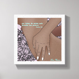 Erótico Canvastryck