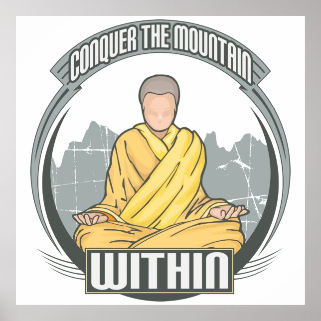 erövra berget inom poster (Framsidan)