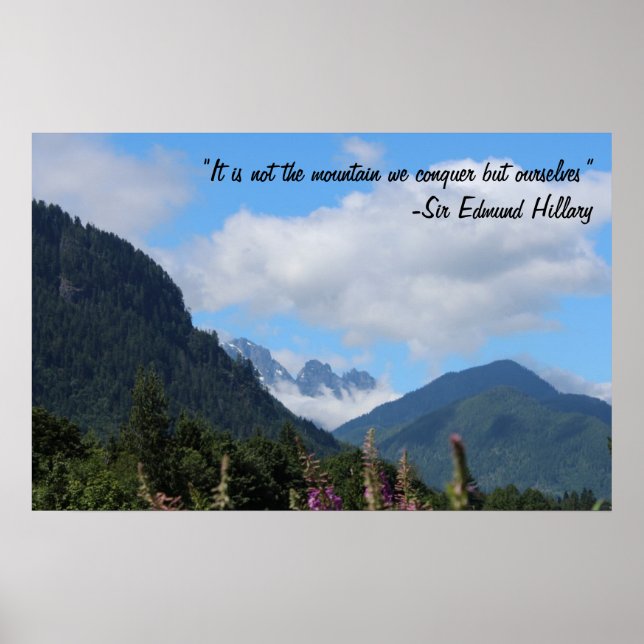 Erövra berget poster (Framsidan)