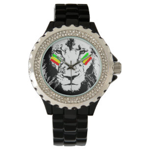Erövra den lejona Rasta klockan Armbandsur