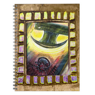 erövra över ondska anteckningsbok med spiral