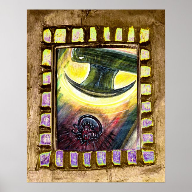 erövra över ondska poster (Framsidan)