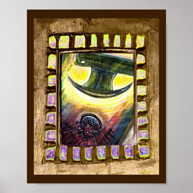 erövra över ondska poster (Framsidan)