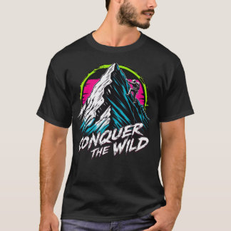 Erövra Vilden - Klimatdesign i Neon Äventyr T Shirt