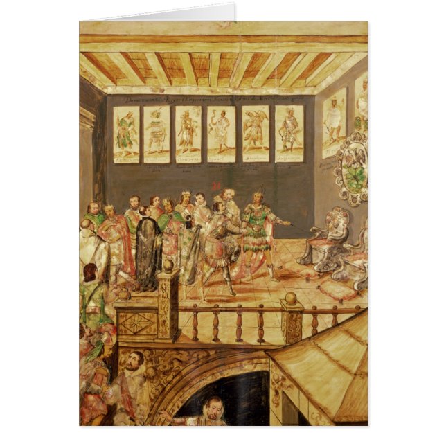 Erövringen av Mexico Hälsningskort (Framsidan)