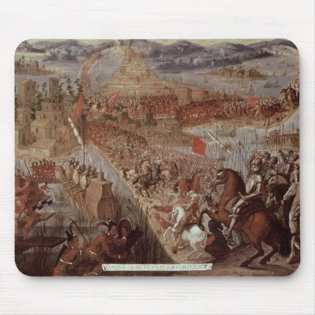 Erövringen av Tenochtitlan Musmatta (Framsidan)
