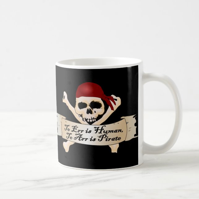 Err är mänskligt, det är Pirat Kaffemugg (Höger)