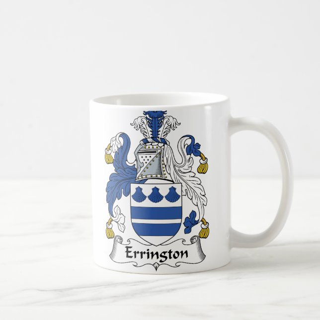 Errington familjvapensköld kaffemugg (Höger)
