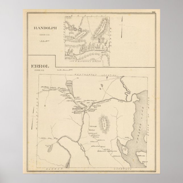 Errol, Coos Co Poster (Framsidan)