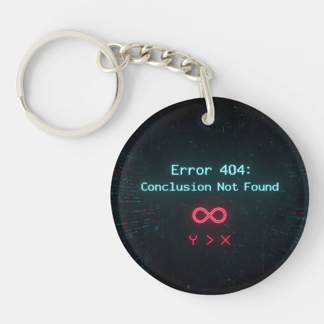 Error 404: Conclusion Not Found – Logic Loop Keych (Framsidan)