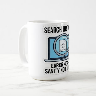Error 404 Mugg - Rolig IT Kaffe Kopp