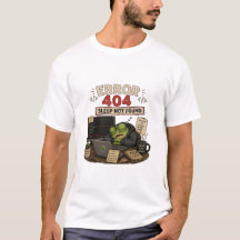 Error 404 Sömn hittades inte Rolig programmerare T