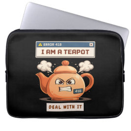 Error 418: I Am a Teapot. Laptop Fodral