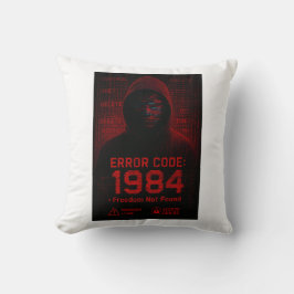 Error Code – Freedom Not Found Dystopian Kudde